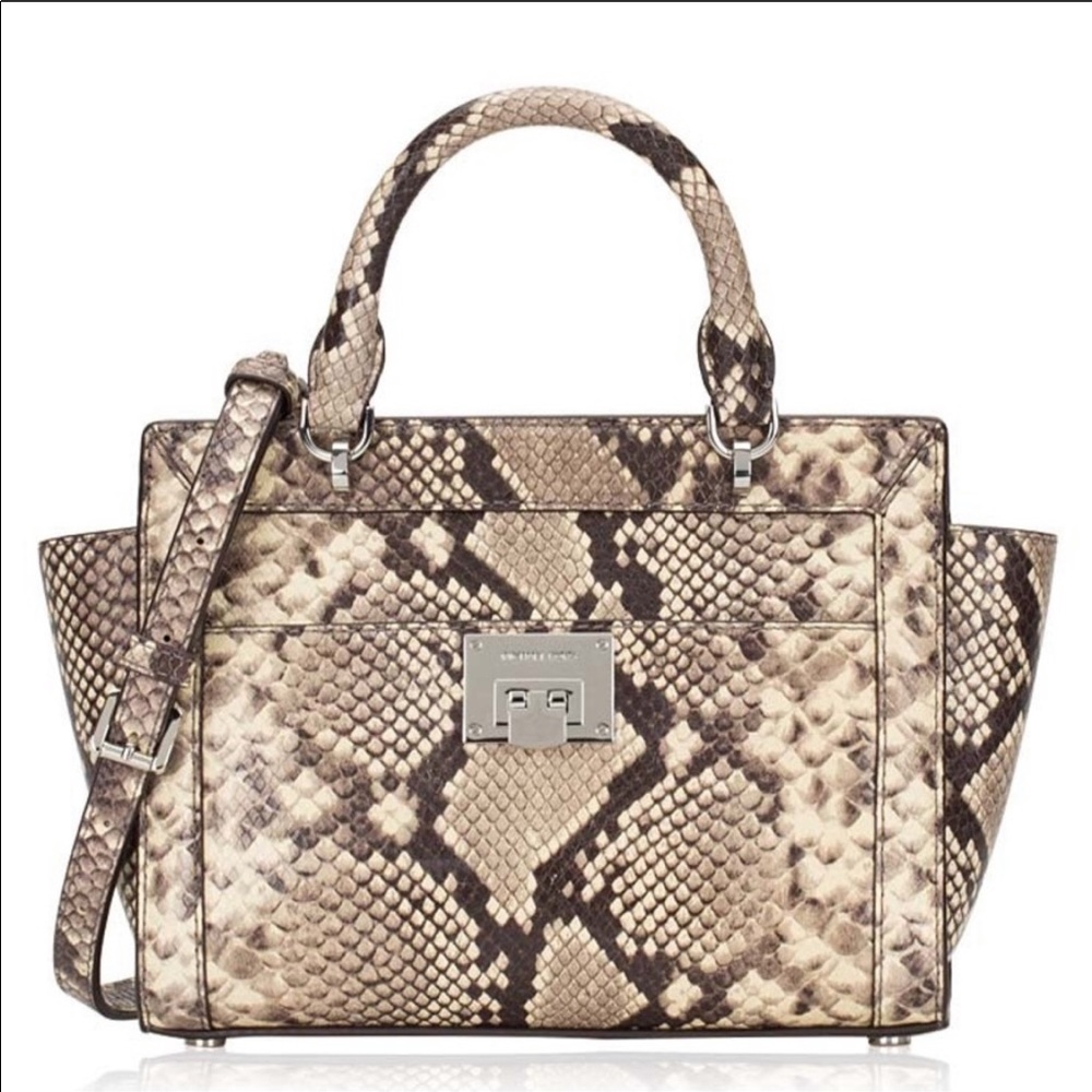 Michael Kors Tina Python Satchel